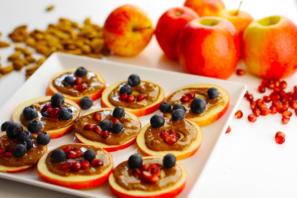 Appel-notensnacks