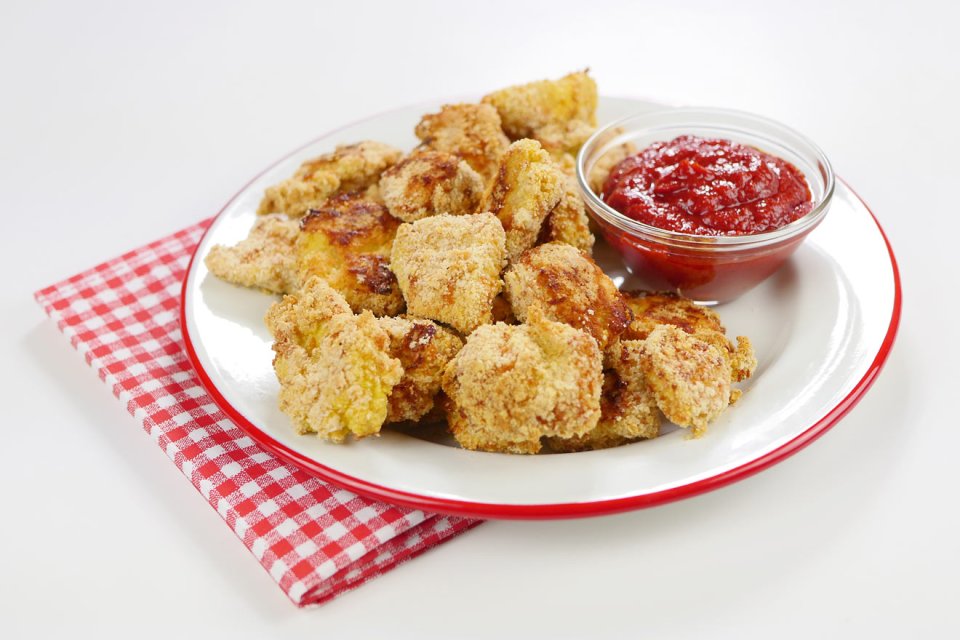 Baked chicken nuggets