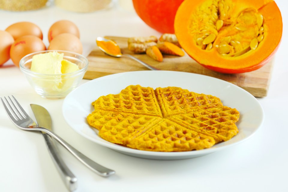 Pumpkin waffles