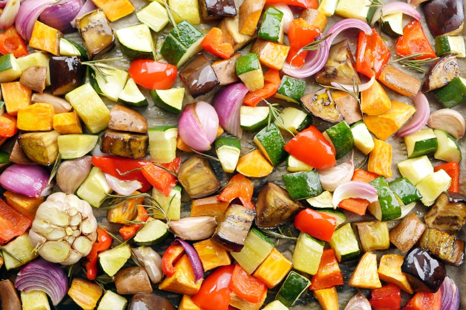 Vegetable confetti