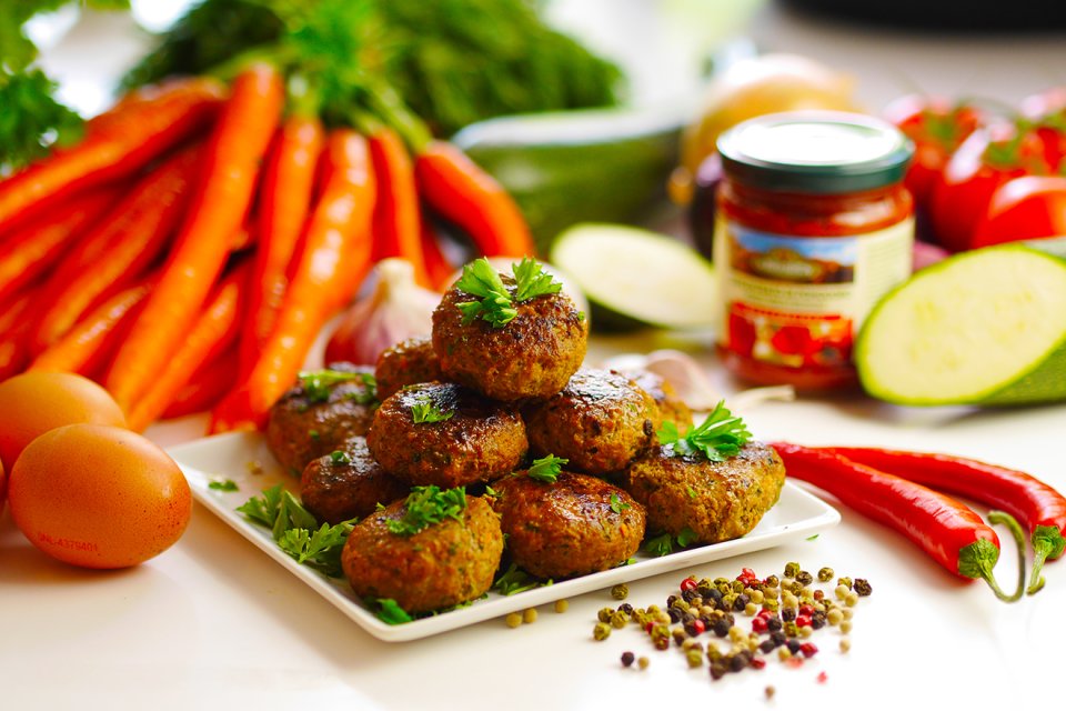 Veggie meatballs