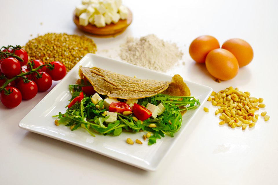 Rocket & feta wrap