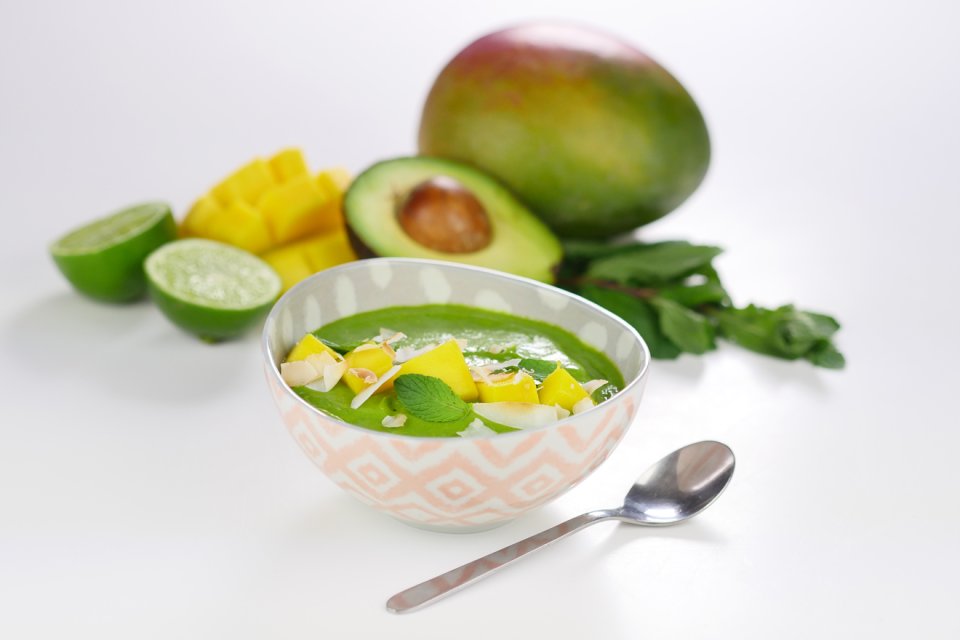 Green smoothie bowl
