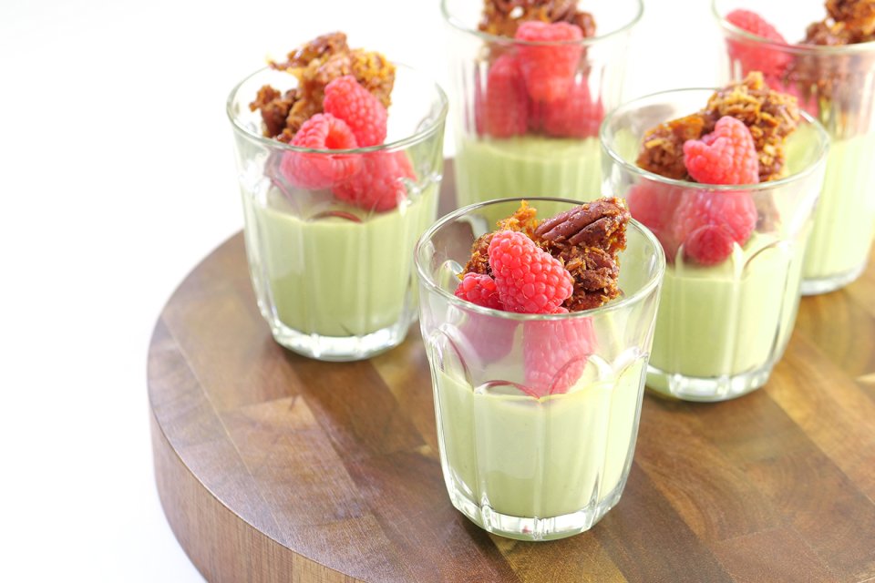 Avocado-limoenmousse