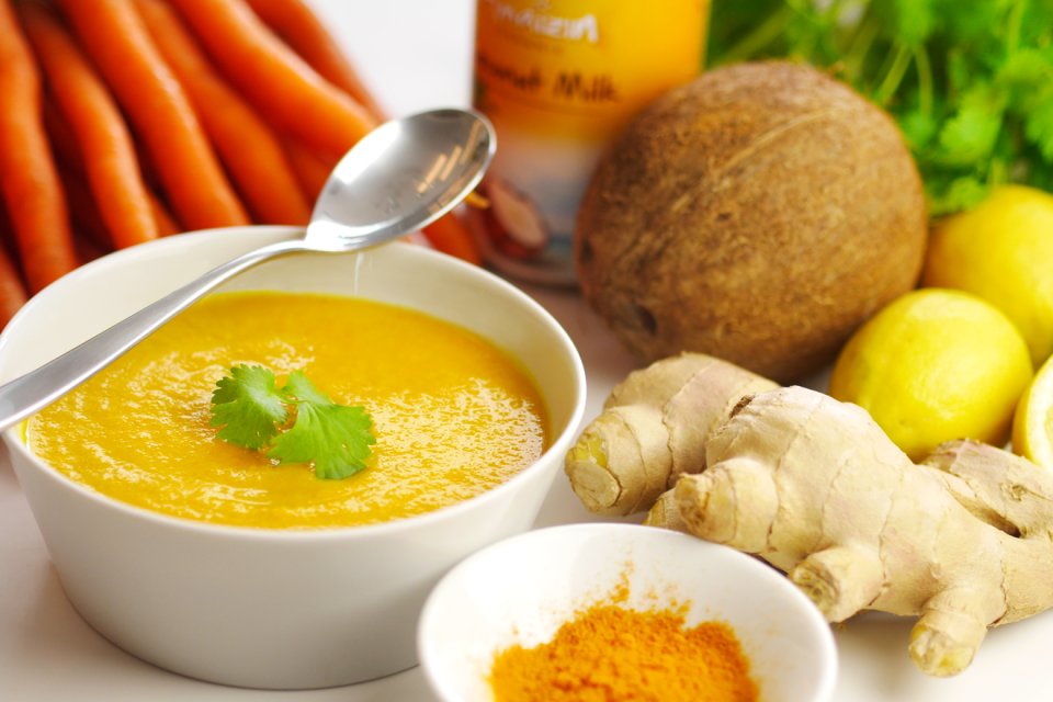 Curry carrot soup