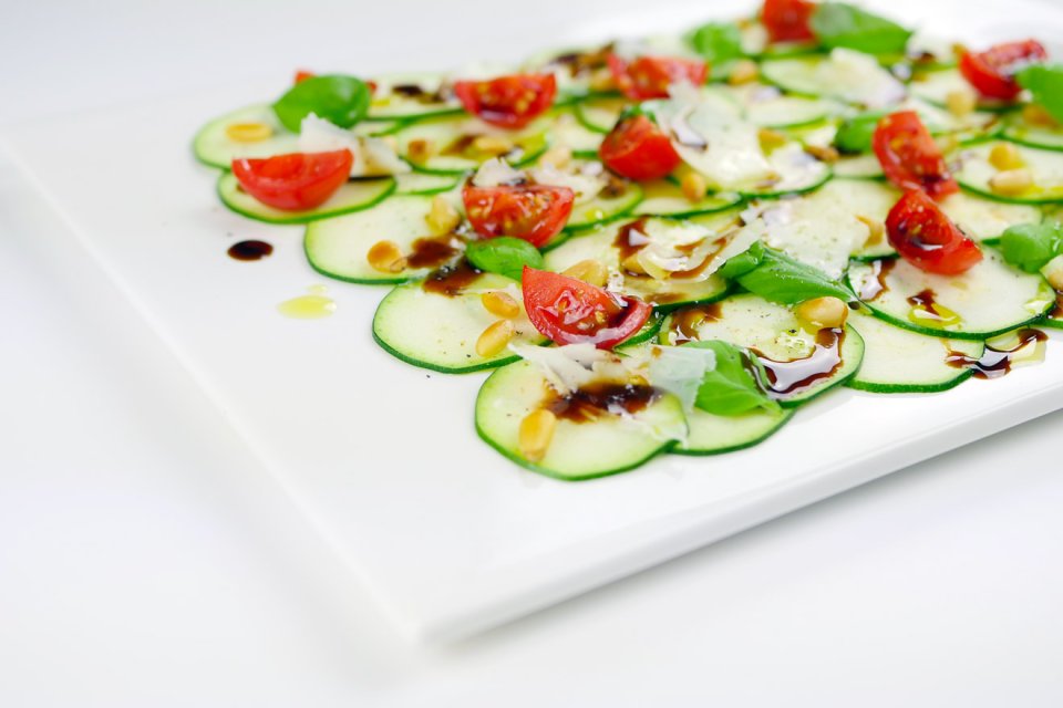 Courgette carpaccio