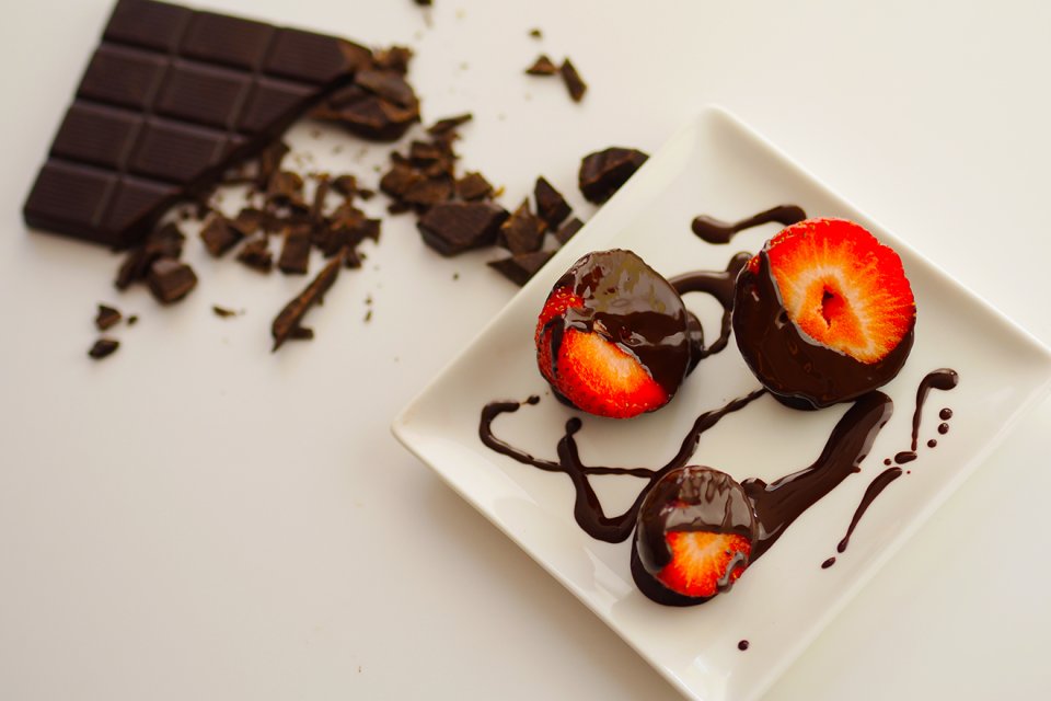 Strawberry chocolate love!