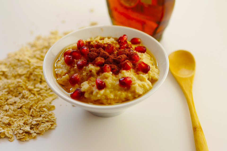 Pomegranate porridge